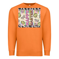 Carrot happy easter with cowhide Premium Sweatshirt - TumblerDesignByShophia