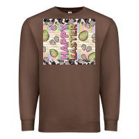 Chestnut happy easter with cowhide Premium Sweatshirt - TumblerDesignByShophia