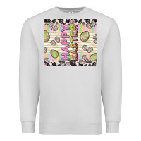 Dove Grey happy easter with cowhide Premium Sweatshirt - TumblerDesignByShophia