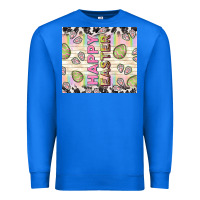 True Royal happy easter with cowhide Premium Sweatshirt - TumblerDesignByShophia