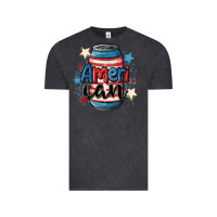 Vintage Black American can cooler Vintage Tee - MaliasSmallBusiness