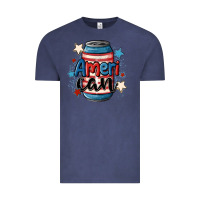 Vintage Denim American can cooler Vintage Tee - MaliasSmallBusiness