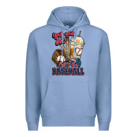 Colony Blue Grab your joe lets go baseball Premium Hoodie - HowdyJamesFarm