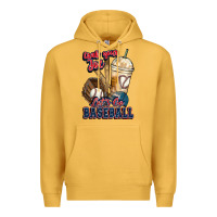 Mustard Grab your joe lets go baseball Premium Hoodie - HowdyJamesFarm