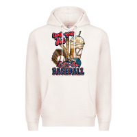 Pale Pink Grab your joe lets go baseball Premium Hoodie - HowdyJamesFarm
