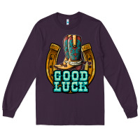 Plum good luck Long Sleeve Tee - JahusDesignShop