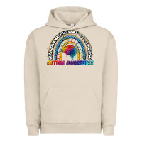 Pigment French Oak Autism Awareness rainbow Urban Hoodie - FaDigitalArtStudio