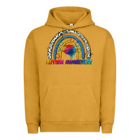 Pigment Peanut Butter Autism Awareness rainbow Urban Hoodie - FaDigitalArtStudio