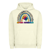 Pigment Pistachio Autism Awareness rainbow Urban Hoodie - FaDigitalArtStudio