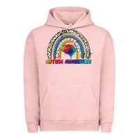 Pigment Salmon Autism Awareness rainbow Urban Hoodie - FaDigitalArtStudio