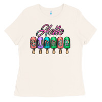 Bone hello summer Ladies Tee - CowhideDigitalArt