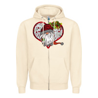 Sandshell Valentine's Day Gnome Zipper Hoodie - Bettercallsaul