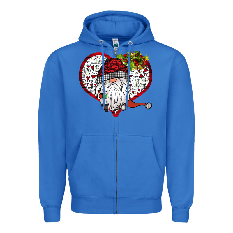 Valentine's Day Gnome Zipper Hoodie by Bettercallsaul | Teevron