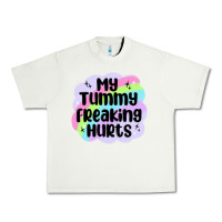 Pistachio my tummy freaking hurts Urban Heavy Tee - MaliasSmallBusiness