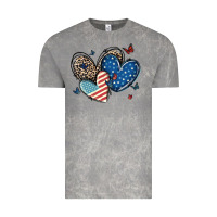 Cloud Rock american flag leopard hearts Vintage Tee - MaliasSmallBusiness