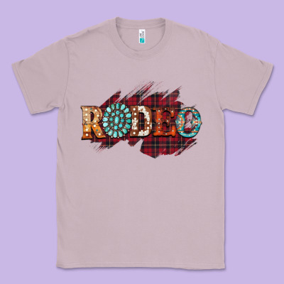 Rodeo Christmas Classic Tee Designed By Cowhidedigitalart