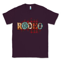 Plum Rodeo Christmas Classic Tee - CowhideDigitalArt