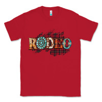 Red Rodeo Christmas Classic Tee - CowhideDigitalArt
