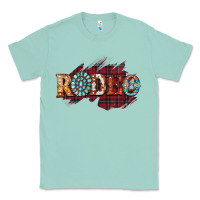 Seafoam Rodeo Christmas Classic Tee - CowhideDigitalArt