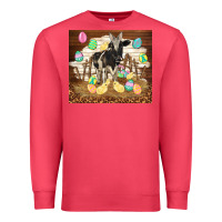 Cardinal cow and chick easter Premium Sweatshirt - TumblerDesignByShophia