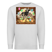 Dove Grey cow and chick easter Premium Sweatshirt - TumblerDesignByShophia