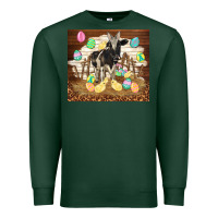 Sports Green cow and chick easter Premium Sweatshirt - TumblerDesignByShophia