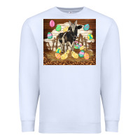White cow and chick easter Premium Sweatshirt - TumblerDesignByShophia