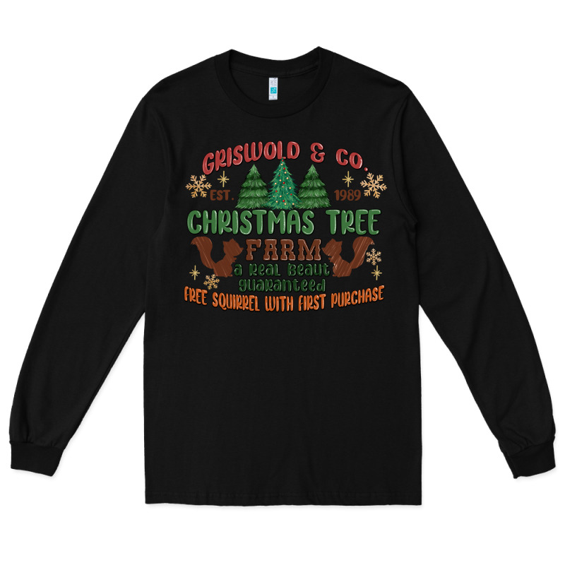 Griswold Christmas Tree Farm Long Sleeve Tee by MaliasSmallBusiness | Teevron