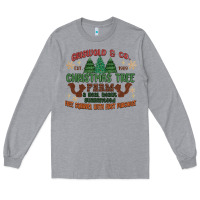 Heather Grey griswold christmas tree farm Long Sleeve Tee - MaliasSmallBusiness