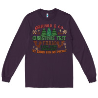 Plum griswold christmas tree farm Long Sleeve Tee - MaliasSmallBusiness