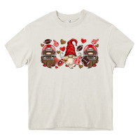 Cream american football gnome Heavy Core Tee - HRA Design Shop