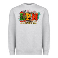 Heather Grey lpn licensed practical nurse juneteenth Heavyweight Sweatshirt - NancyCooperArtShop