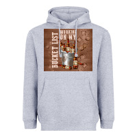 Heather Grey working on my bucket list Heavyweight Hoodie - TumblerDesignByShophia