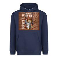 Navy working on my bucket list Heavyweight Hoodie - TumblerDesignByShophia