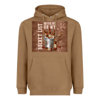 Toasted Coconut working on my bucket list Heavyweight Hoodie - TumblerDesignByShophia