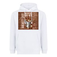 White working on my bucket list Heavyweight Hoodie - TumblerDesignByShophia