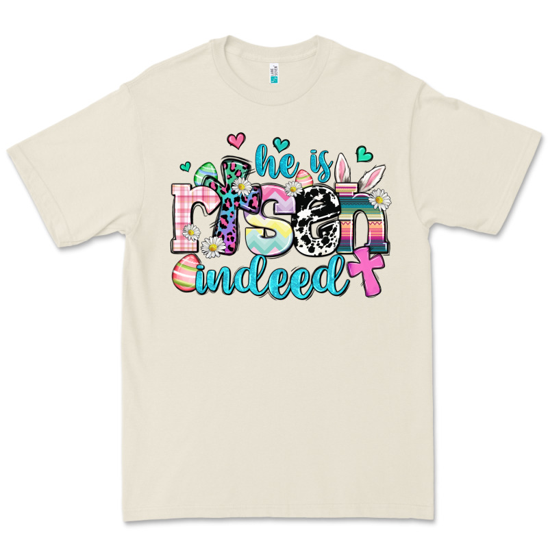 He Is Risen Indeed Premium Tee by AdoDesignShop | Teevron