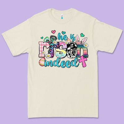He Is Risen Indeed Premium Tee Designed By Adodesignshop