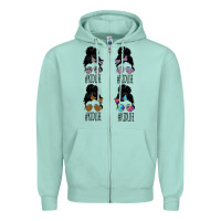 Seafoam KIDLIFE Girl Bundle Zipper Hoodie - Bettercallsaul