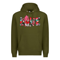 Army Green gnome love Premium Hoodie - JahusDesignShop