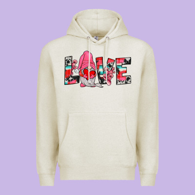 Gnome Love Premium Hoodie Designed By Jahusdesignshop
