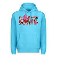 Ocean Blue gnome love Premium Hoodie - JahusDesignShop