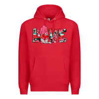 Red gnome love Premium Hoodie - JahusDesignShop