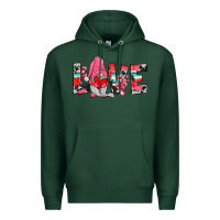 Sports Green gnome love Premium Hoodie - JahusDesignShop