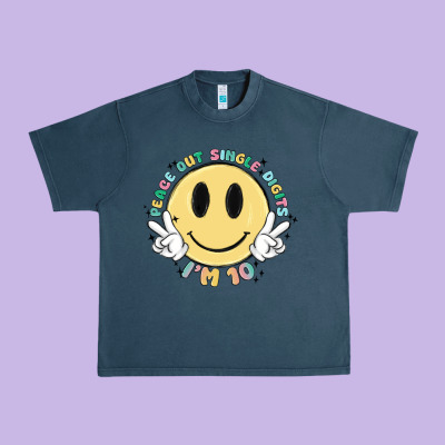 Peace Out Single Digits Im 10 Urban Heavy Tee Designed By Maliassmallbusiness