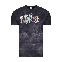 Cloud Black easter nurse Vintage Tee - MaliasSmallBusiness