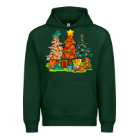 Forest Green christmas basketball trees bbs Urban Hoodie - BundleAndBundleShop