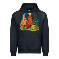 Navy christmas basketball trees bbs Urban Hoodie - BundleAndBundleShop