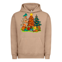 Pigment Burro christmas basketball trees bbs Urban Hoodie - BundleAndBundleShop