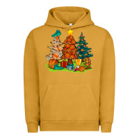 Pigment Peanut Butter christmas basketball trees bbs Urban Hoodie - BundleAndBundleShop